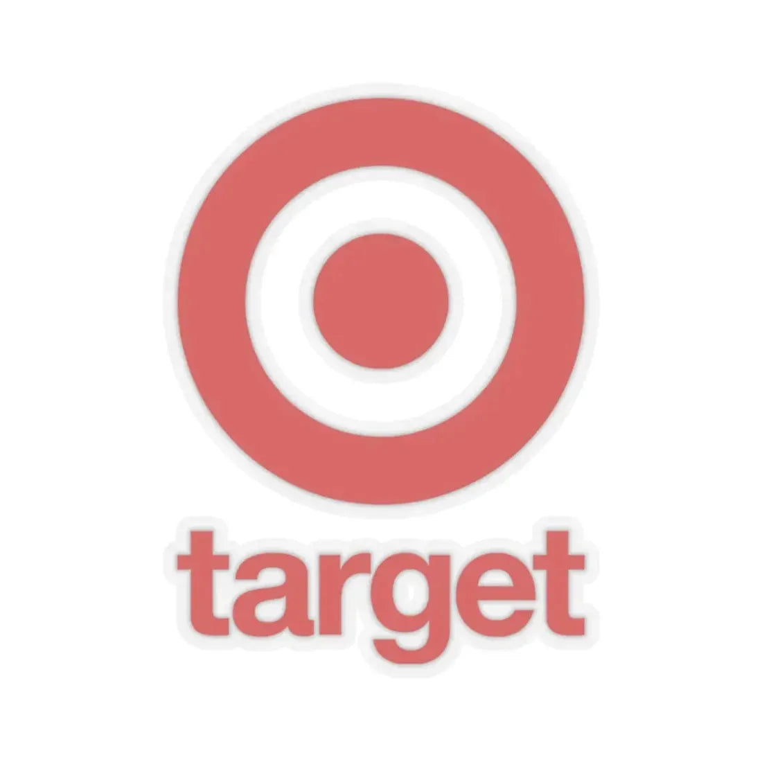 Target Corporation (2018) (Logo) STICKER Vinyl Kiss-Cut Decal 3 Inch Transparent - The Sticker Space