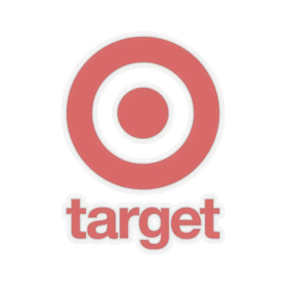 Target Corporation (2018) (Logo) STICKER Vinyl Kiss-Cut Decal 3 Inch Transparent - The Sticker Space