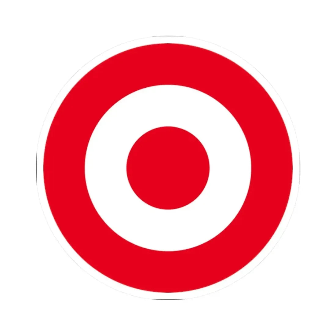 Target Corporation (only logo) (Logo) STICKER Vinyl Kiss-Cut Decal 2 Inch White - The Sticker Space
