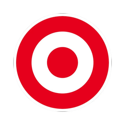 Target Corporation (only logo) (Logo) STICKER Vinyl Kiss-Cut Decal 2 Inch White - The Sticker Space