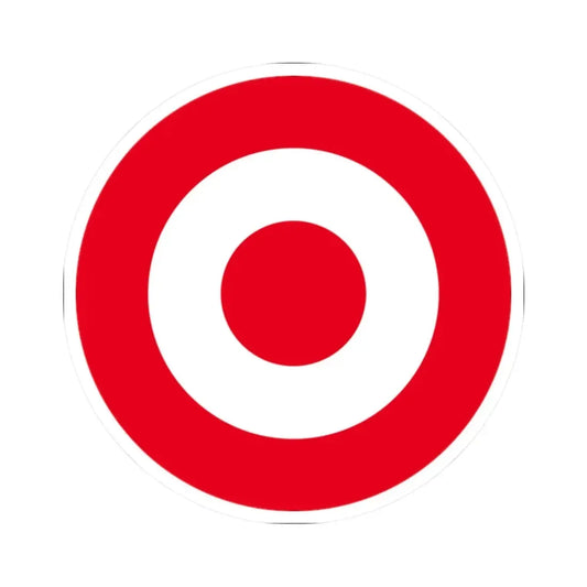 Target Corporation (only logo) (Logo) STICKER Vinyl Kiss-Cut Decal 2 Inch White - The Sticker Space