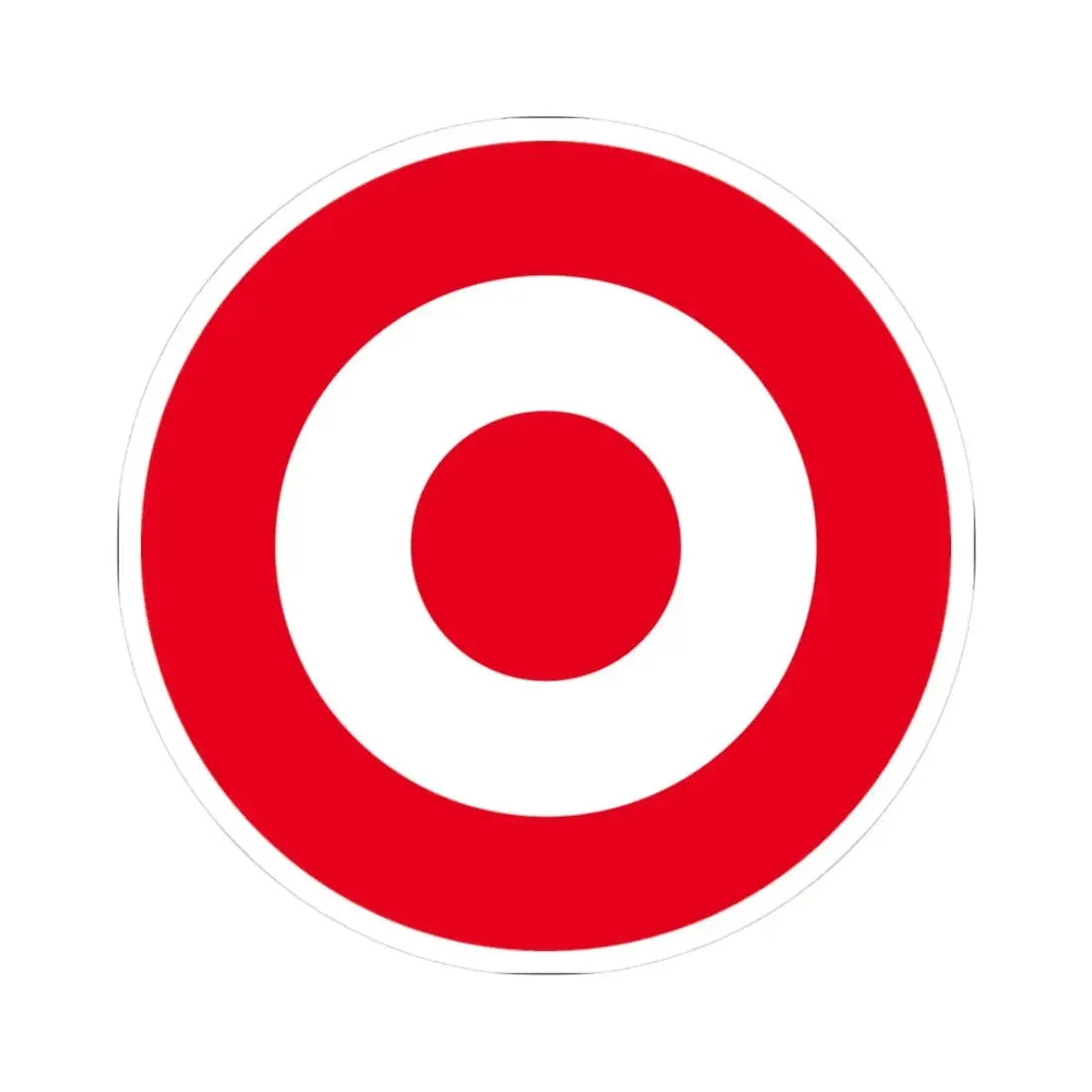 Target Corporation (only logo) (Logo) STICKER Vinyl Kiss-Cut Decal 3 Inch White - The Sticker Space