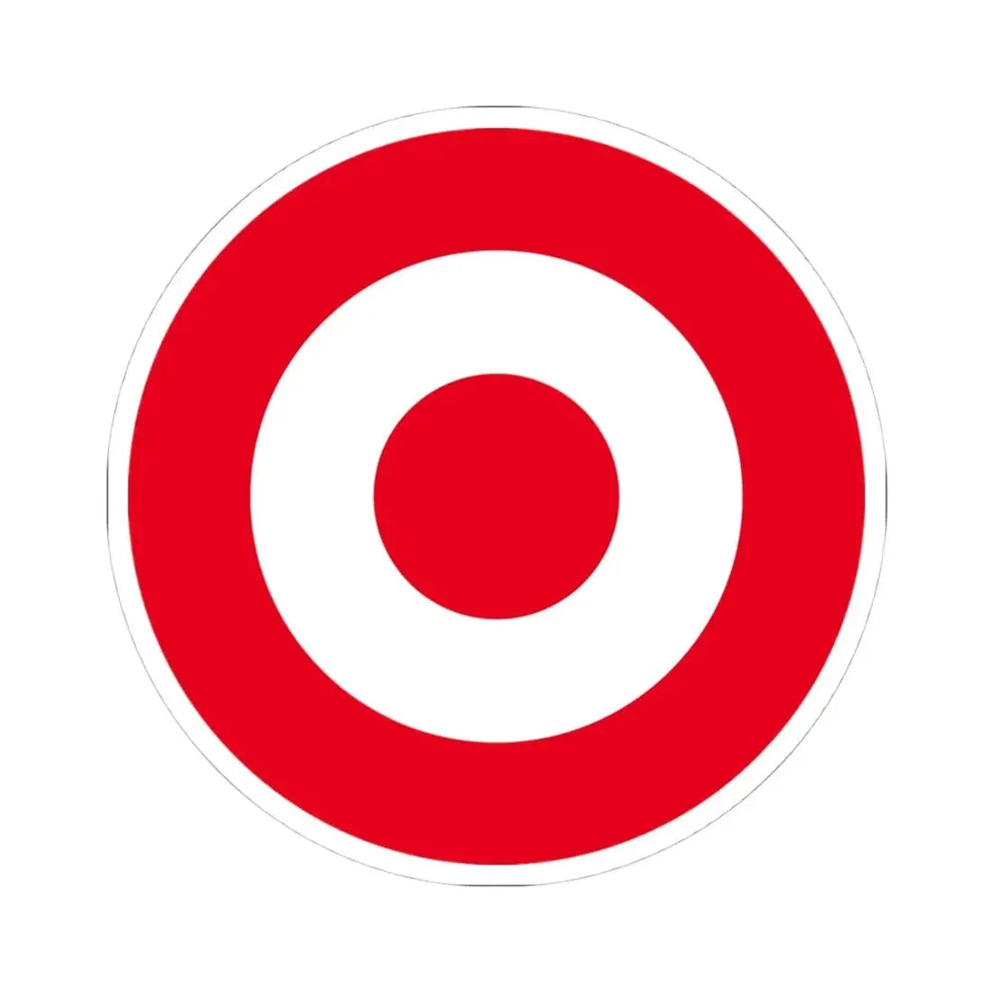 Target Corporation (only logo) (Logo) STICKER Vinyl Kiss-Cut Decal 4 Inch White - The Sticker Space