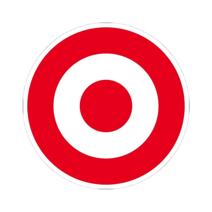 Target Corporation (only logo) (Logo) STICKER Vinyl Kiss-Cut Decal 4 Inch White - The Sticker Space