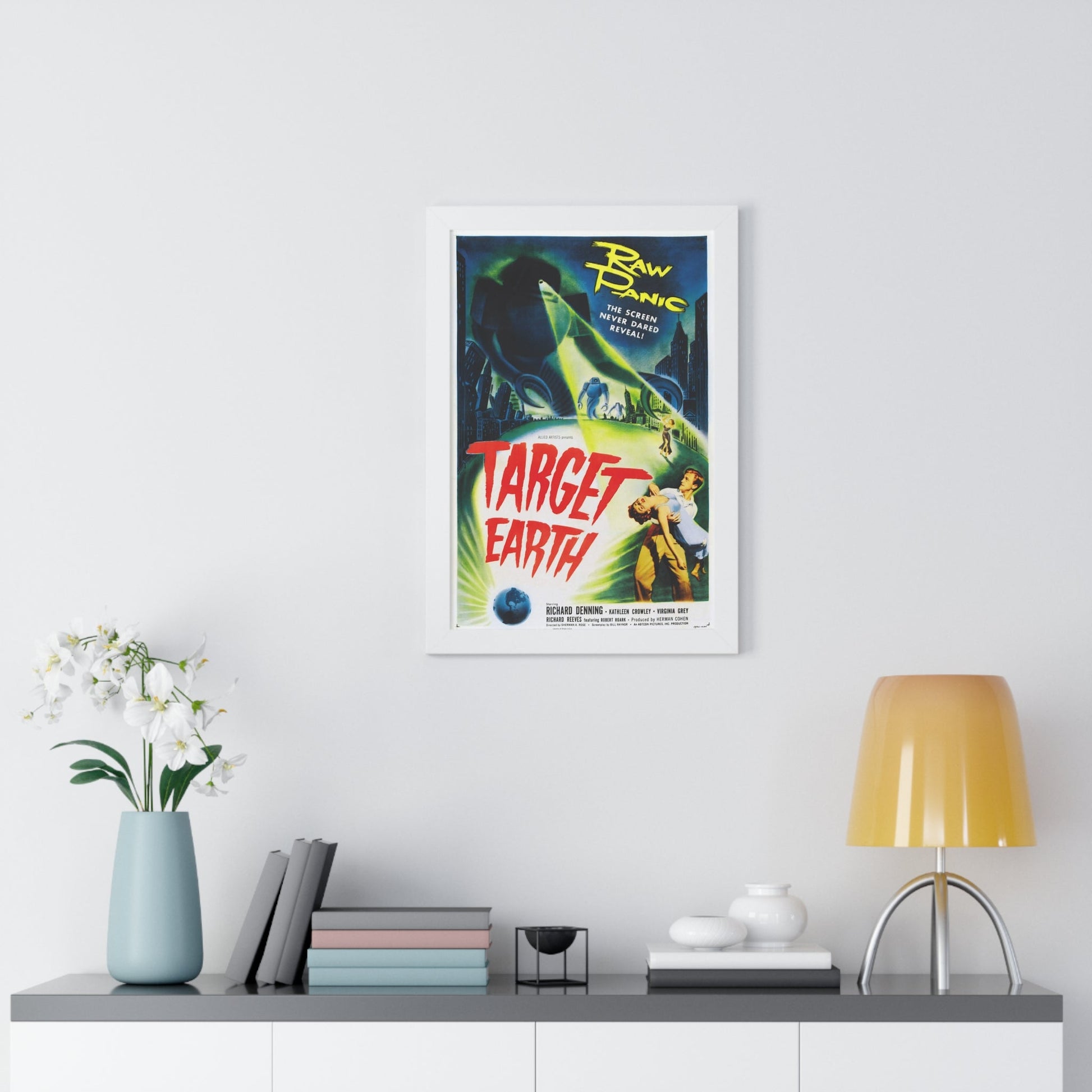 TARGET EARTH 1954 - Framed Movie Poster-The Sticker Space