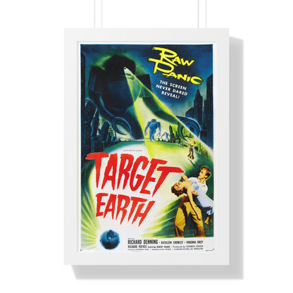 TARGET EARTH 1954 - Framed Movie Poster-16″ x 24″-The Sticker Space