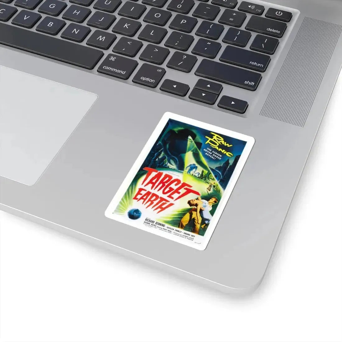 TARGET EARTH 1954 Movie Poster - STICKER Vinyl Kiss-Cut Decal - The Sticker Space