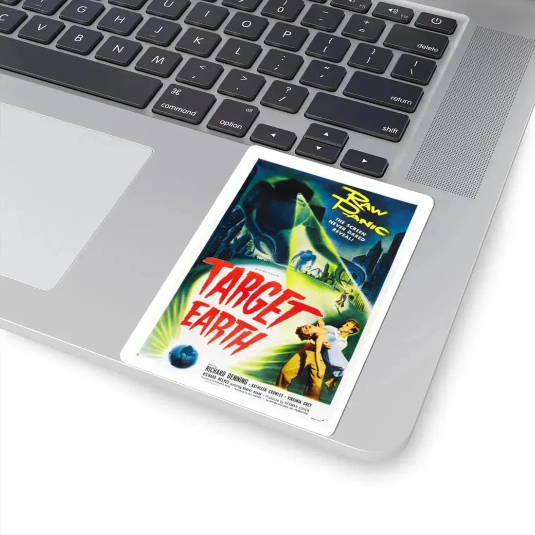 TARGET EARTH 1954 Movie Poster - STICKER Vinyl Kiss-Cut Decal - The Sticker Space