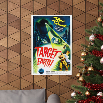 TARGET EARTH 1954 - Paper Movie Poster-The Sticker Space