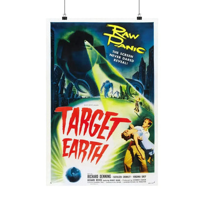 TARGET EARTH 1954 - Paper Movie Poster 16″ x 24″ Matte - The Sticker Space
