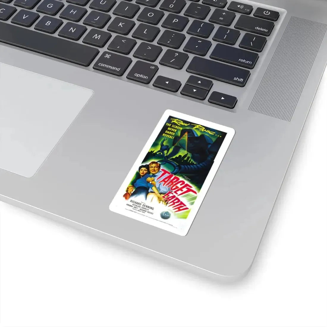 TARGET EARTH (2) 1954 Movie Poster - STICKER Vinyl Kiss-Cut Decal - The Sticker Space