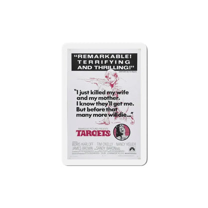 Targets 1968 Movie Poster Refrigerator Magnet 6 Inch - The Sticker Space