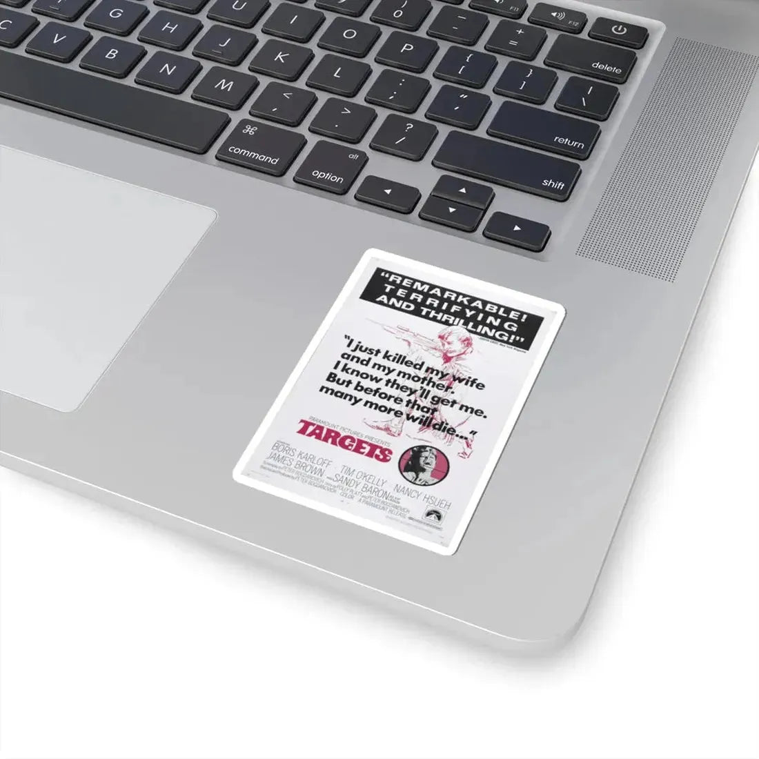 Targets 1968 Movie Poster - STICKER Vinyl Kiss-Cut Decal - The Sticker Space