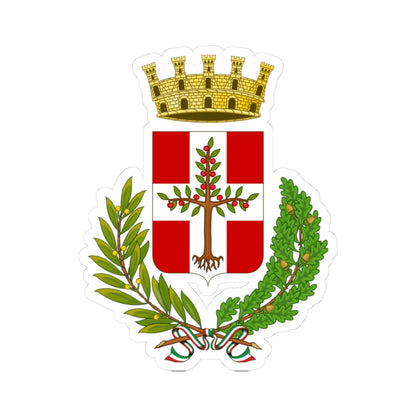 Tarquinia-Stemma (Italy) (Coat of Arms) STICKER Vinyl Kiss-Cut Decal 3 Inch White - The Sticker Space