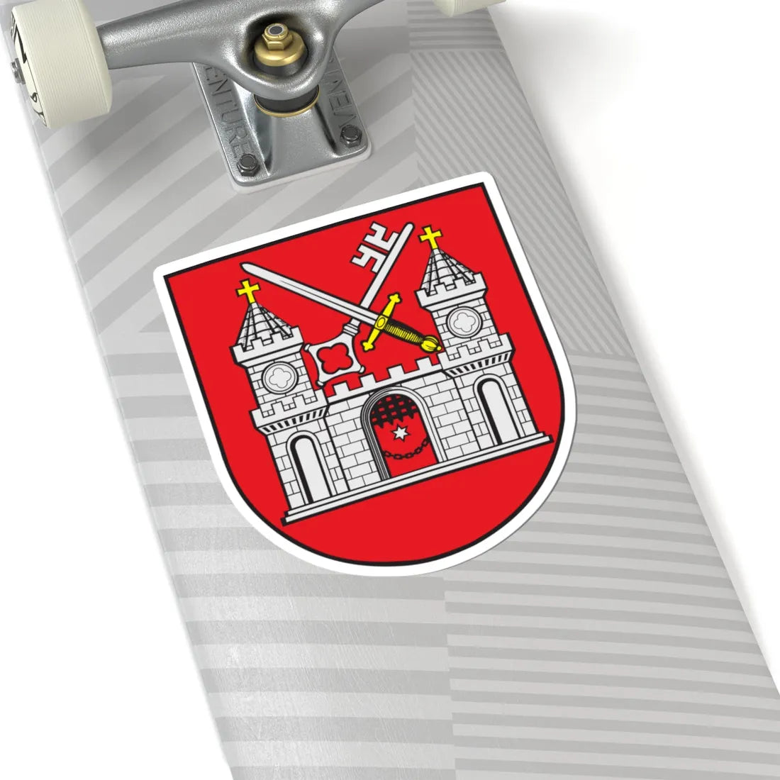 Tartu coat of arms (Estonia) (Coat of Arms) STICKER Vinyl Kiss-Cut Decal - The Sticker Space