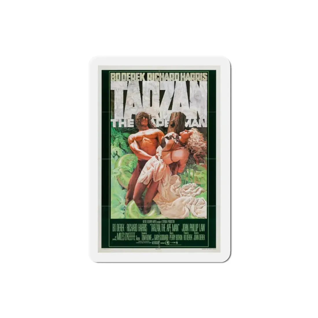 Tarzan, the Ape Man 1981 Movie Poster Refrigerator Magnet 2 Inch - The Sticker Space