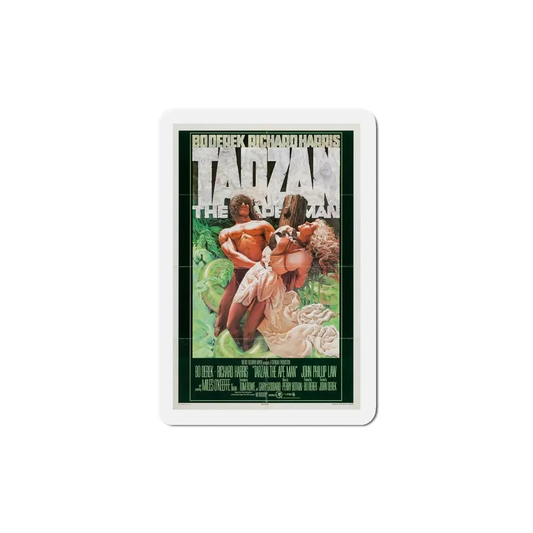 Tarzan, the Ape Man 1981 Movie Poster Refrigerator Magnet 5 Inch - The Sticker Space