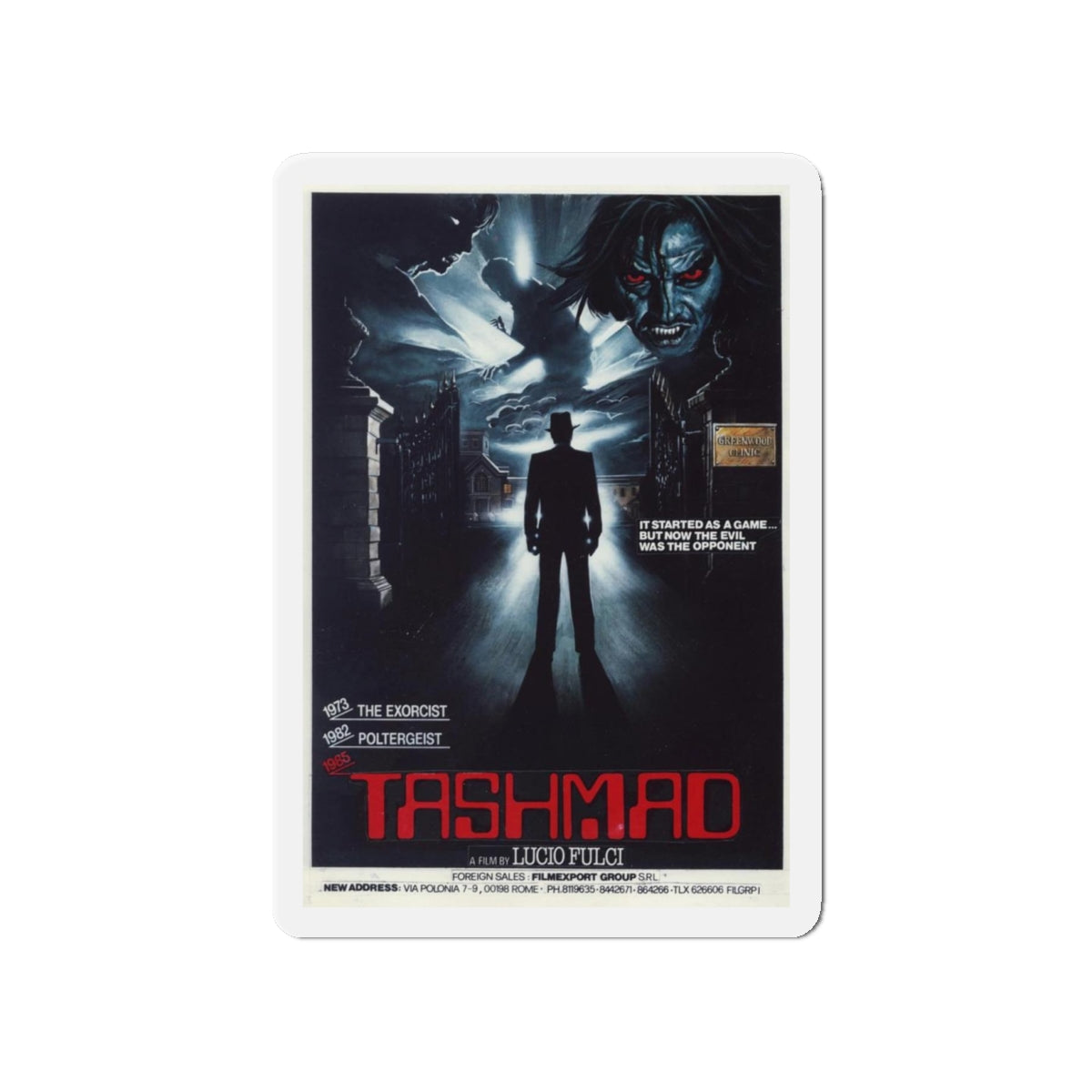 TASHMAD (UNRELEASED) Movie Poster - Refrigerator Magnet-4" x 4"-The Sticker Space