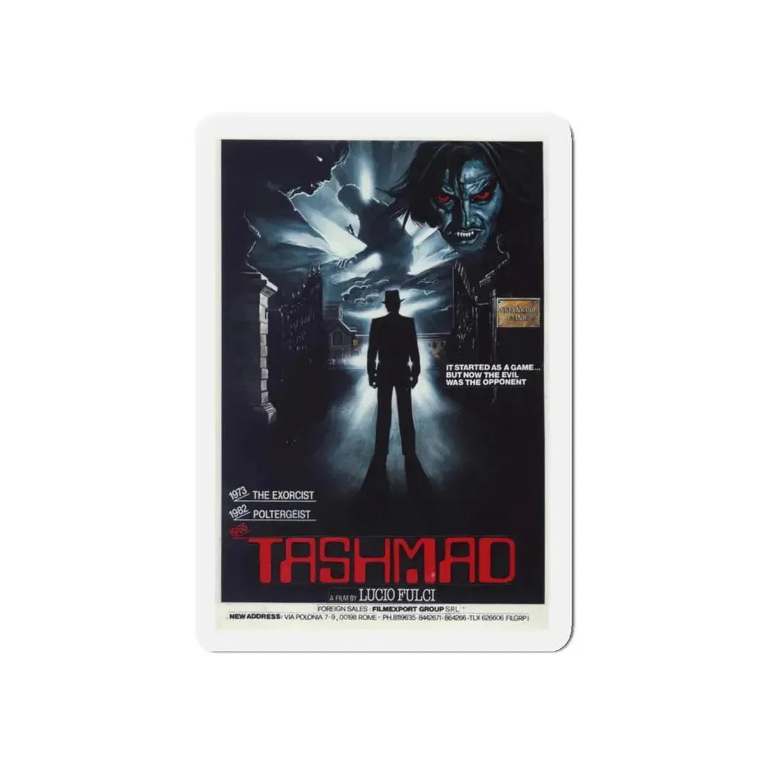 TASHMAD (UNRELEASED) Movie Poster - Refrigerator Magnet 5 Inch Die-Cut - The Sticker Space