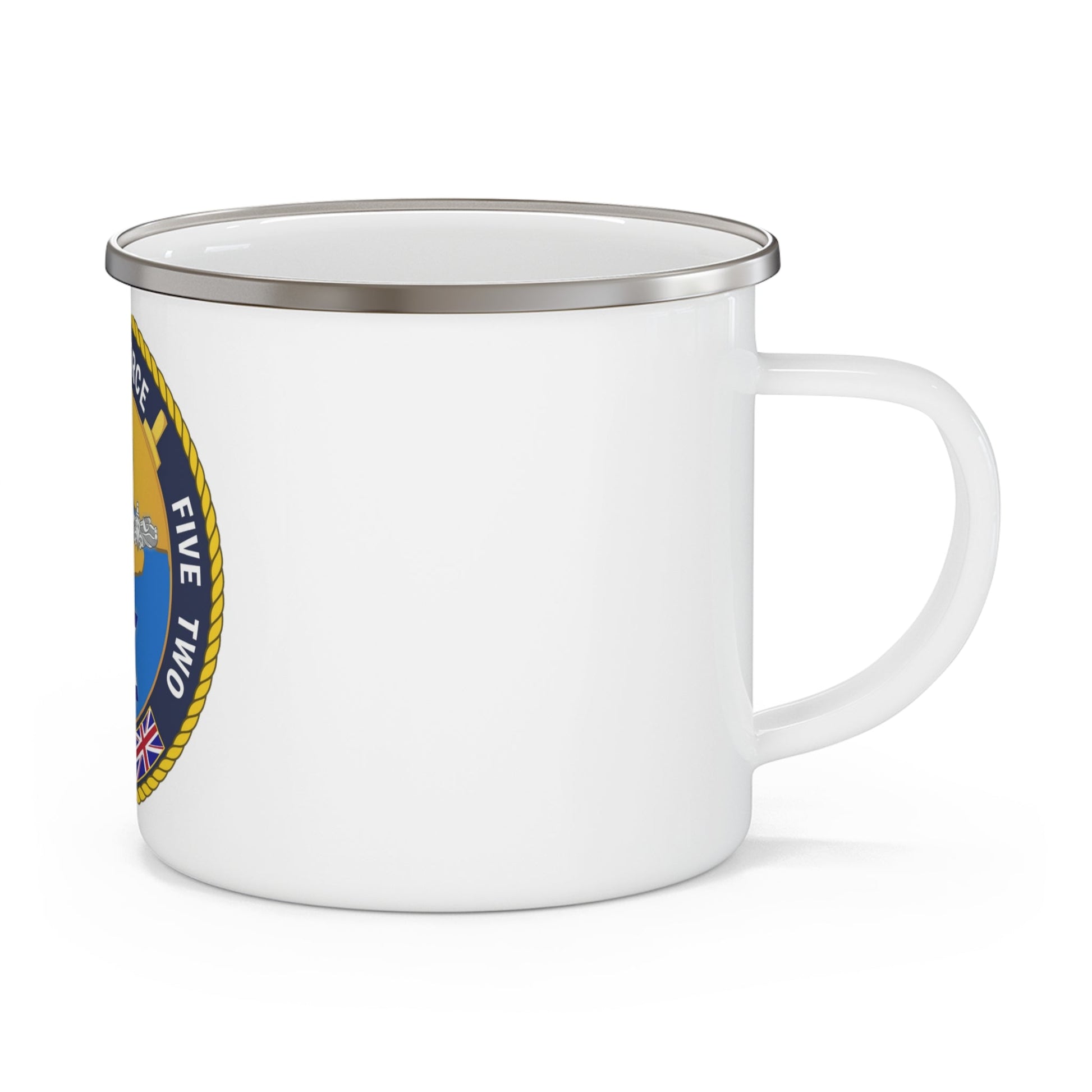 Task Force Five Two (U.S. Navy) Enamel Mug 12oz-12oz-The Sticker Space