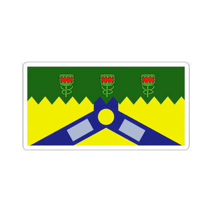 Tasmania Launceston City Flag (Australia) STICKER Vinyl Kiss-Cut Decal 3 Inch White - The Sticker Space