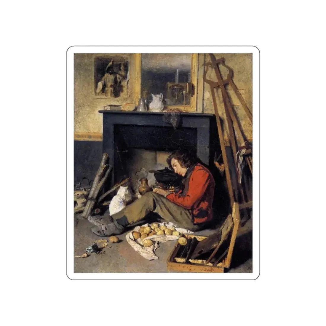 TASSAERT, Octave - Studio Interior (Artwork) STICKER Vinyl Die-Cut Decal White Die-Cut 3 Inch - The Sticker Space