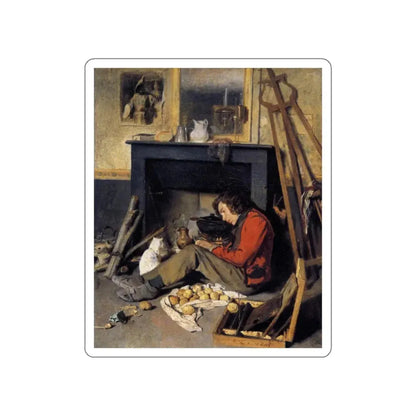 TASSAERT, Octave - Studio Interior (Artwork) STICKER Vinyl Die-Cut Decal White Die-Cut 4 Inch - The Sticker Space