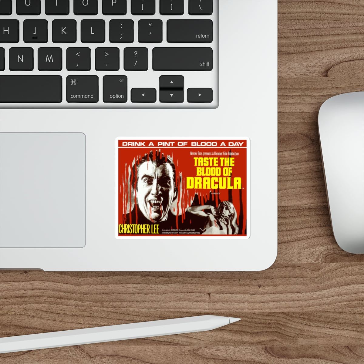 TASTE THE BLOOD OF DRACULA 1970 Movie Poster STICKER Vinyl Die-Cut Decal-The Sticker Space