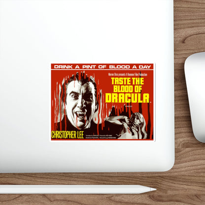 TASTE THE BLOOD OF DRACULA 1970 Movie Poster STICKER Vinyl Die-Cut Decal-The Sticker Space