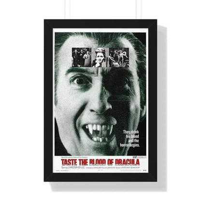 TASTE THE BLOOD OF DRACULA (2) 1970 - Framed Movie Poster 16″ x 24″ Black - The Sticker Space