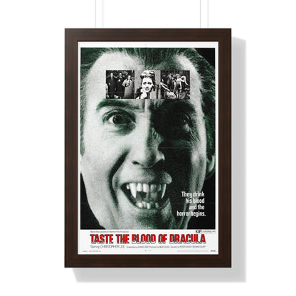 TASTE THE BLOOD OF DRACULA (2) 1970 - Framed Movie Poster-16″ x 24″-The Sticker Space