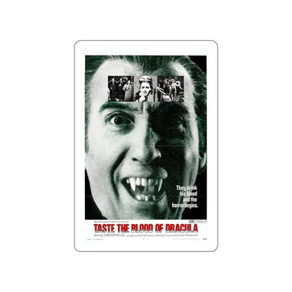 TASTE THE BLOOD OF DRACULA (2) 1970 Movie Poster STICKER Vinyl Die-Cut Decal 5 Inch - The Sticker Space