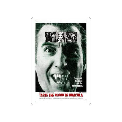 TASTE THE BLOOD OF DRACULA (2) 1970 Movie Poster STICKER Vinyl Die-Cut Decal 5 Inch - The Sticker Space