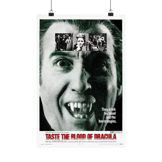 TASTE THE BLOOD OF DRACULA (2) 1970 - Paper Movie Poster-12″ x 18″-The Sticker Space