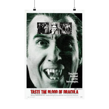 TASTE THE BLOOD OF DRACULA (2) 1970 - Paper Movie Poster 16″ x 24″ Matte - The Sticker Space