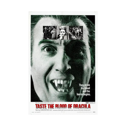 TASTE THE BLOOD OF DRACULA (2) 1970 - Paper Movie Poster - The Sticker Space