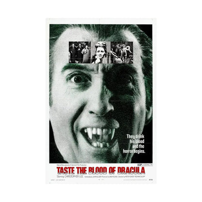TASTE THE BLOOD OF DRACULA (2) 1970 - Paper Movie Poster - The Sticker Space