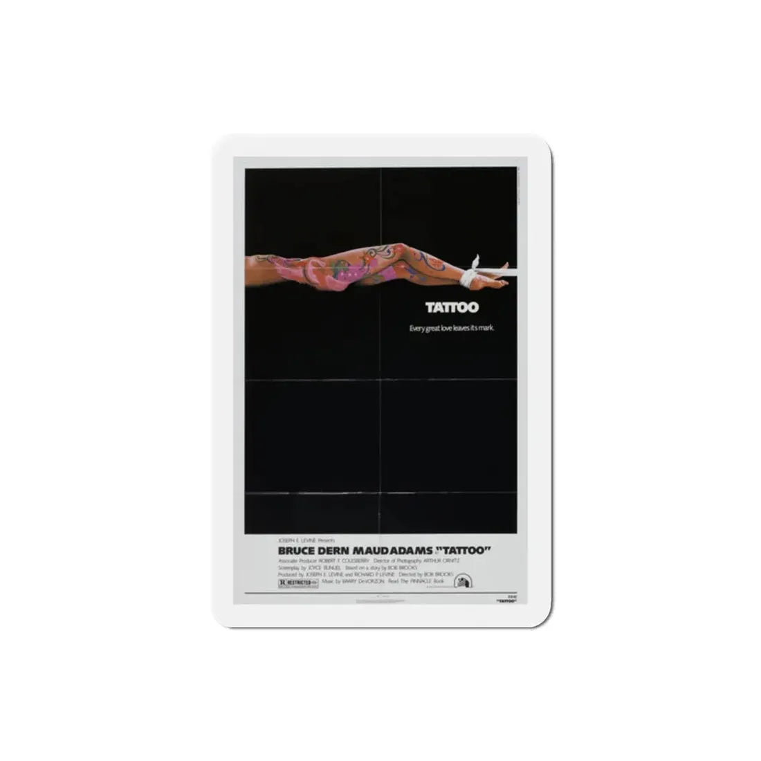 Tattoo 1981 Movie Poster Refrigerator Magnet 2 Inch - The Sticker Space