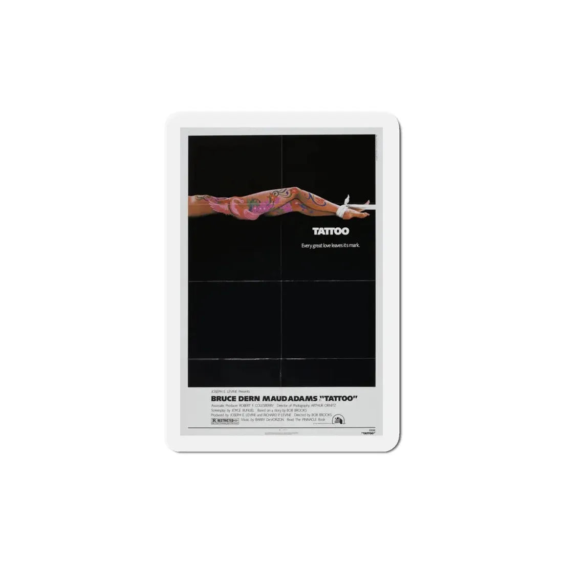 Tattoo 1981 Movie Poster Refrigerator Magnet 4 Inch - The Sticker Space