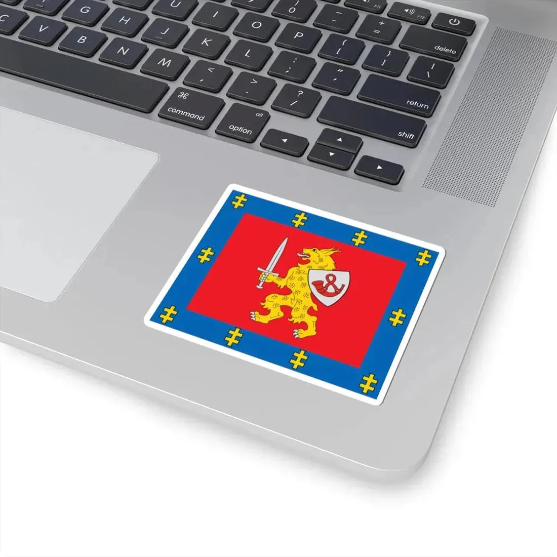 Taurage County flag (Lithuania) STICKER Vinyl Kiss-Cut Decal - The Sticker Space