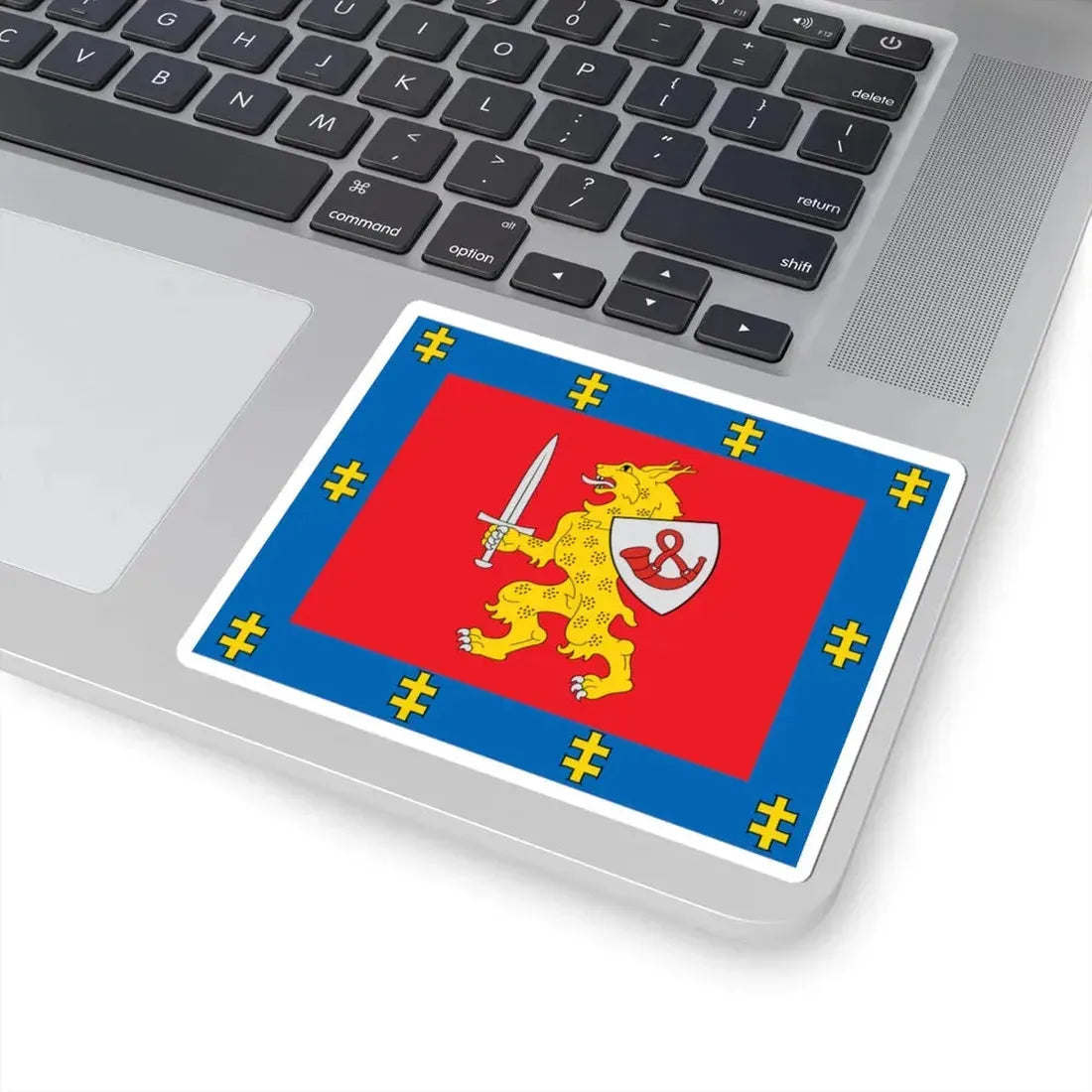 Taurage County flag (Lithuania) STICKER Vinyl Kiss-Cut Decal - The Sticker Space