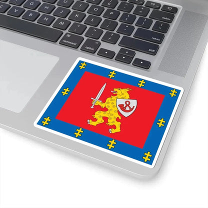 Taurage County flag (Lithuania) STICKER Vinyl Kiss-Cut Decal - The Sticker Space