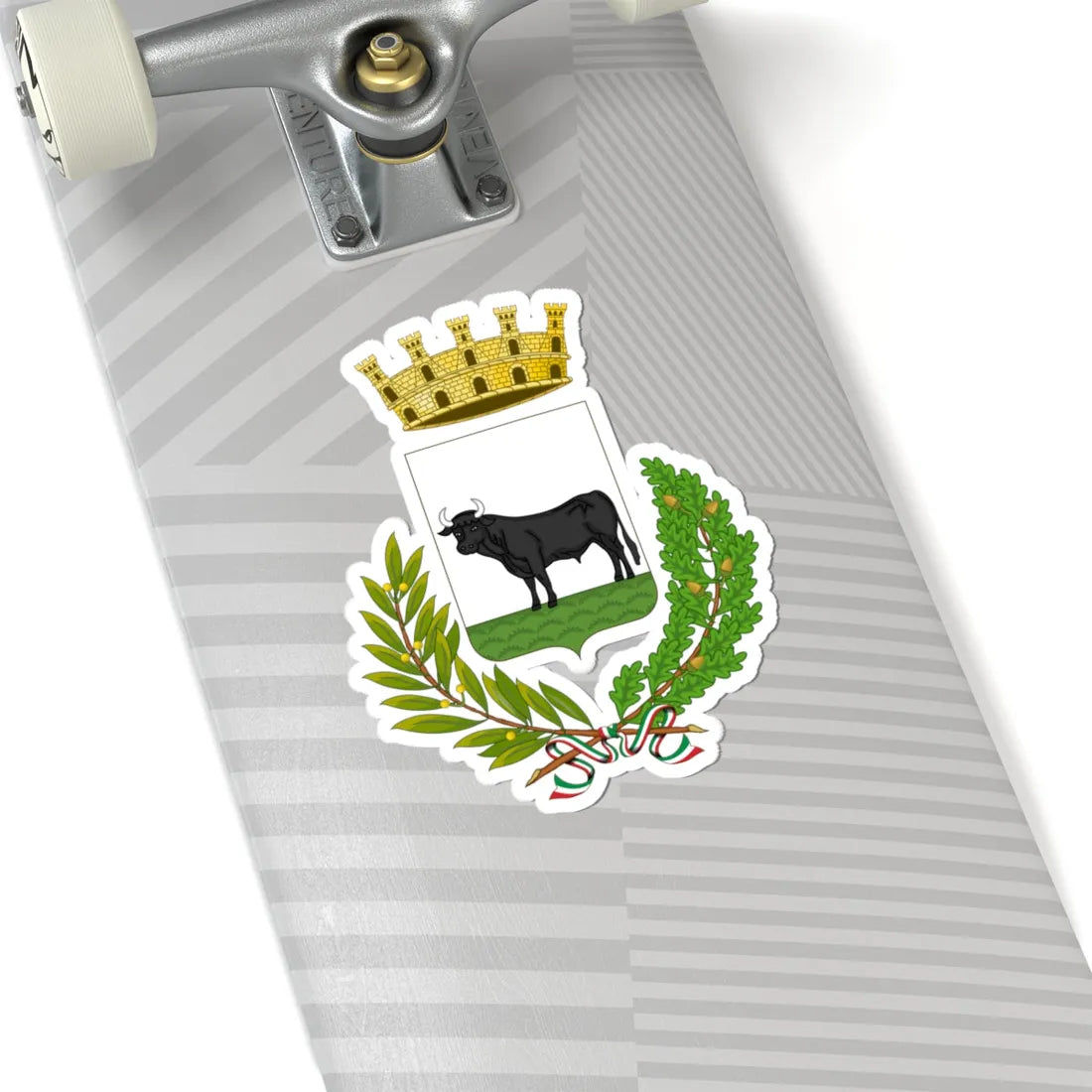 Taurisano-Stemma (Italy) (Coat of Arms) STICKER Vinyl Kiss-Cut Decal - The Sticker Space