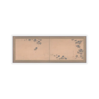 Tawaraya Sōri - Morning Glories - 18th century v1 - STICKER Vinyl Kiss-Cut Decal