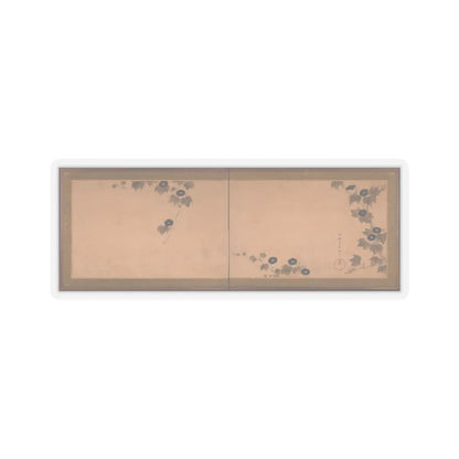 Tawaraya Sōri - Morning Glories - 18th century v1 - STICKER Vinyl Kiss-Cut Decal