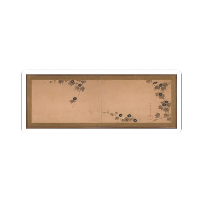 Tawaraya Sōri - Morning Glories - 18th century v1 - STICKER Vinyl Kiss-Cut Decal