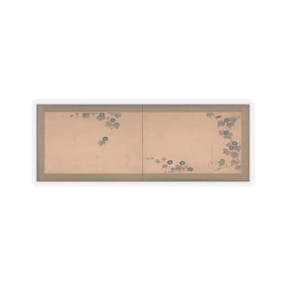 Tawaraya Sōri - Morning Glories - 18th century v1 - STICKER Vinyl Kiss-Cut Decal