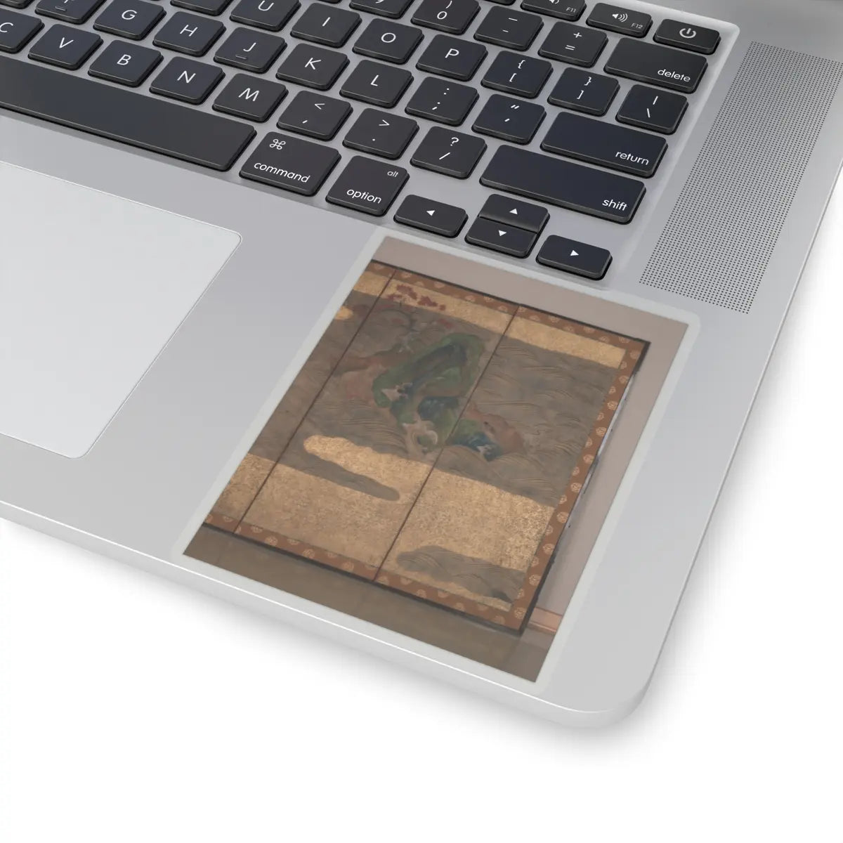 Tawaraya Sōtatsu - Boats upon Waves - mid- to late 17th century v2 - STICKER Vinyl Kiss-Cut Decal
