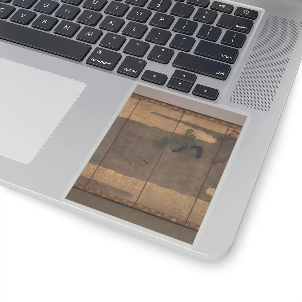 Tawaraya Sōtatsu - Boats upon Waves - mid- to late 17th century v3 - STICKER Vinyl Kiss-Cut Decal