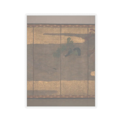 Tawaraya Sōtatsu - Boats upon Waves - mid- to late 17th century v3 - STICKER Vinyl Kiss-Cut Decal